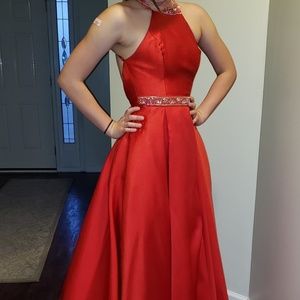 Red Formal Prom / Pageant Gown